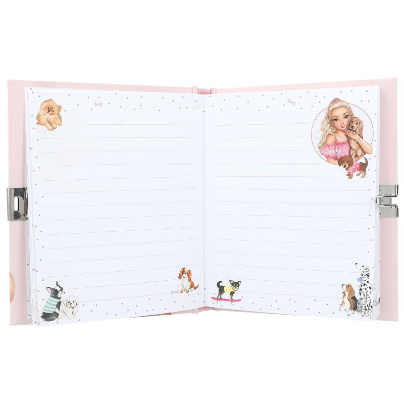 Top Model Doggy Lockable Diary