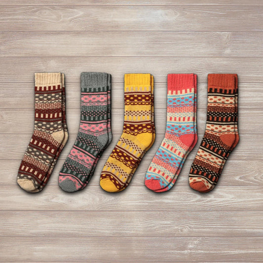 Sofia Wool Unisex Nordic Socks