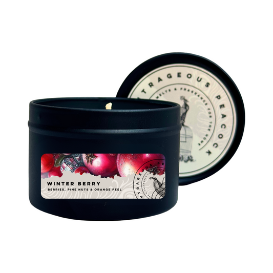 Winter Berry Candle Tin