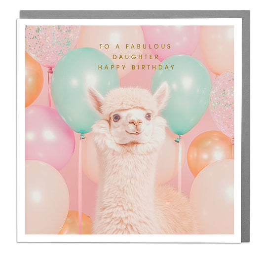 Fabulous Daughter Birthday Greetings Card