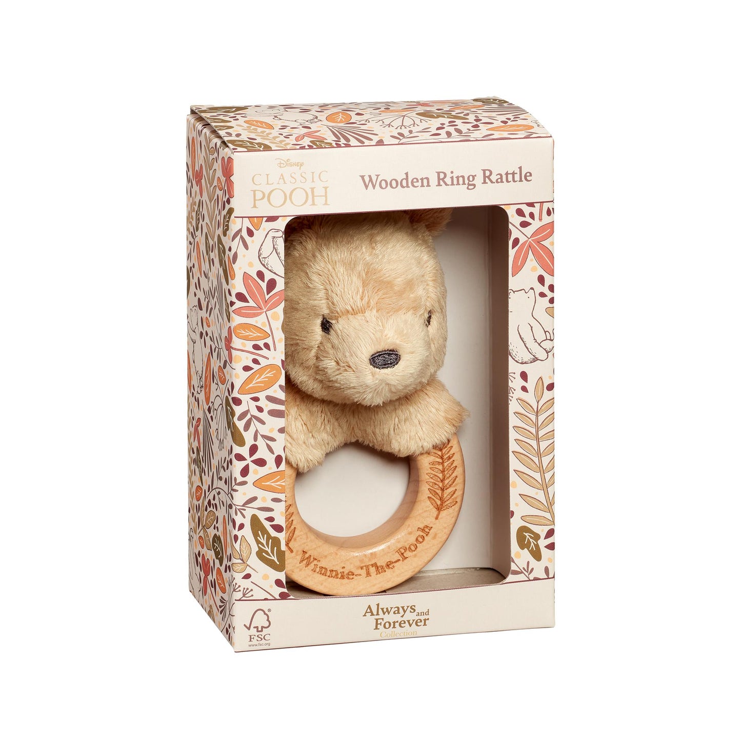 Always and Forever Collection Wooden Ring Rattle