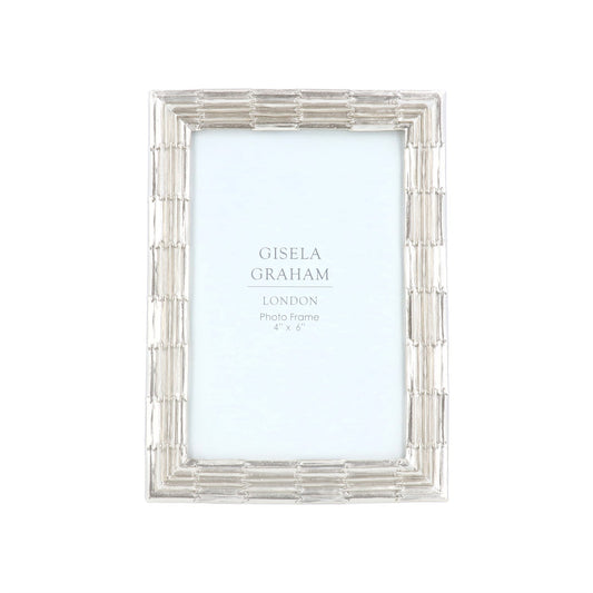 Silver Groove Resin 6x4 Photo Frame