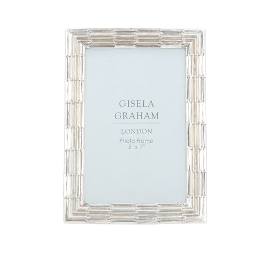 Silver Groove Resin 5x7 Photo Frame