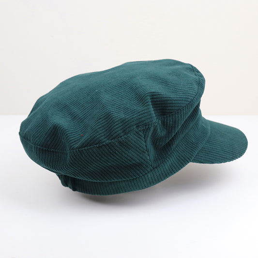 Corduroy Baker Boy Hat Teal