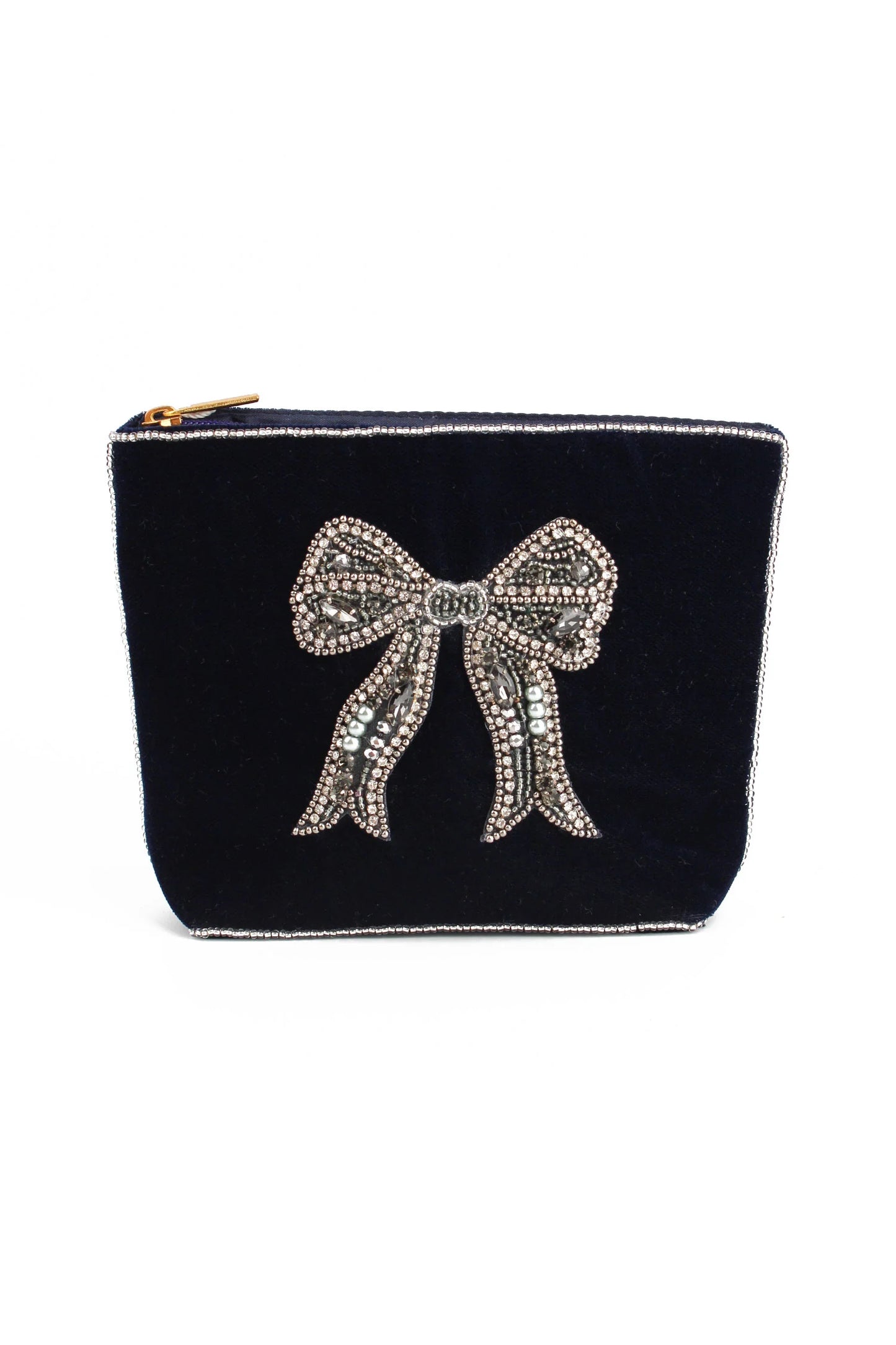 Silver Bow Small Pouch