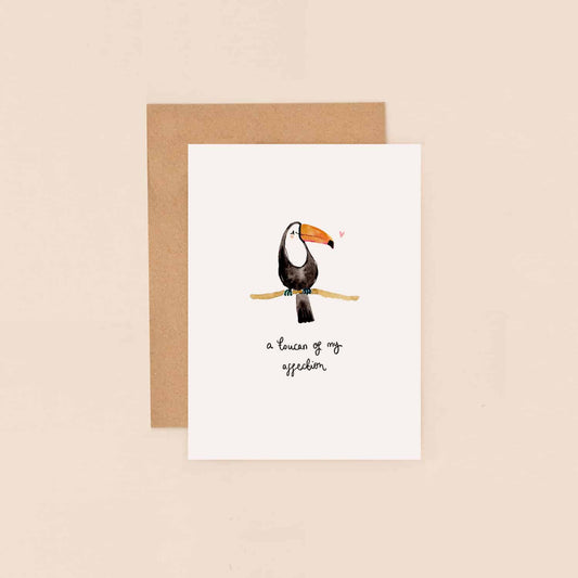 Toucan Mini Greetings Card