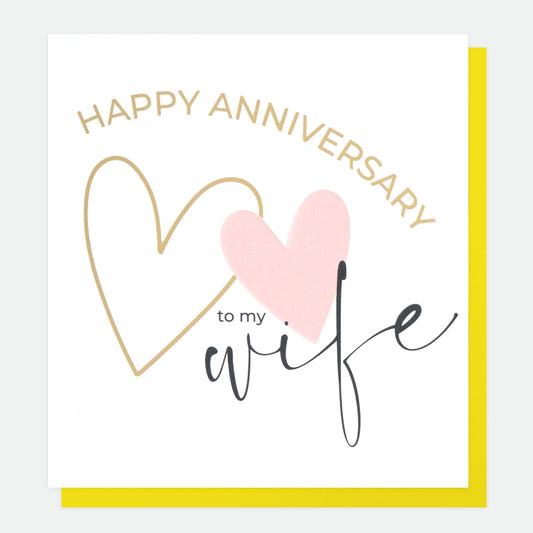 Happy Anniversary Wife Greetings Card