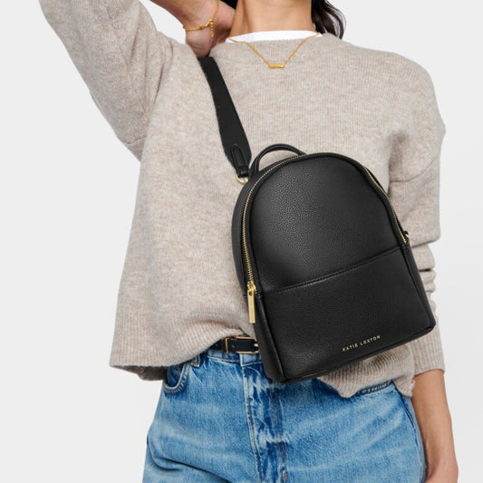 Mika Small Backpack in Black