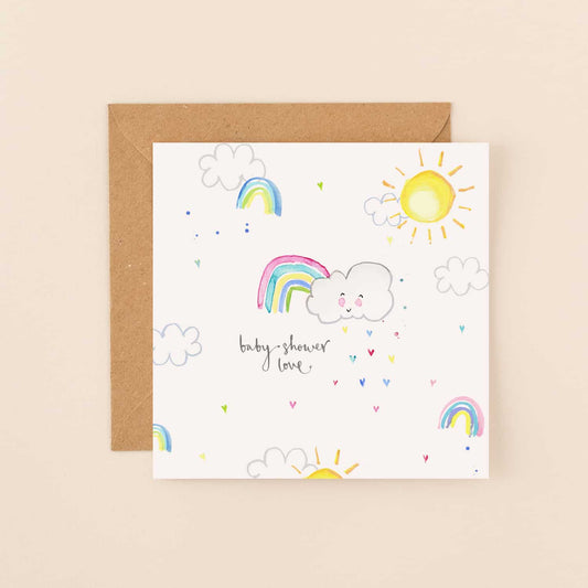 Baby Shower Love Greetings Card