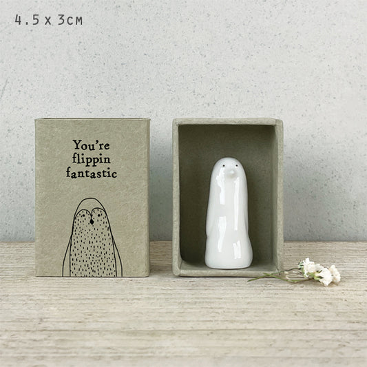 Tall Matchbox Penguin