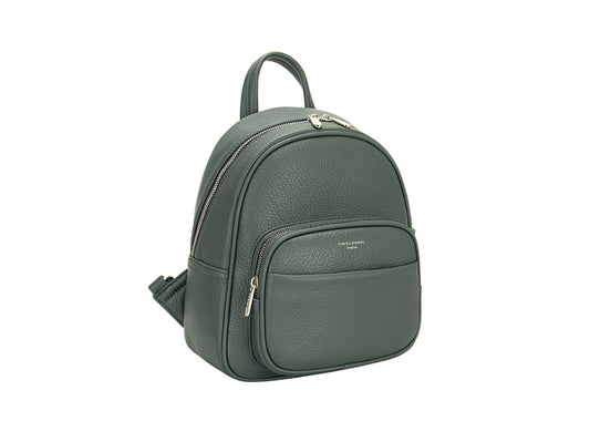 David Jones Dark Green Medium Backpack