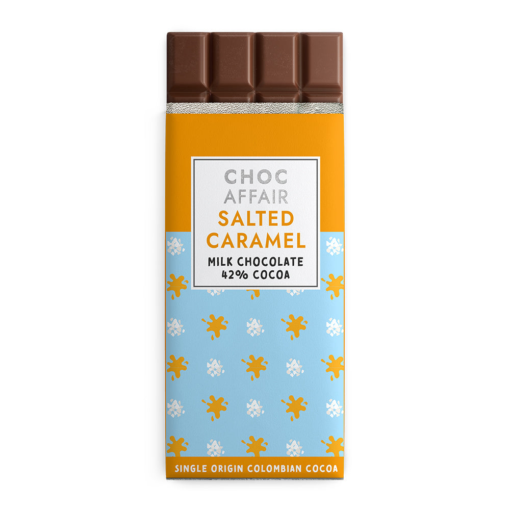 Salted Caramel Flavoured Milk Chocolate Bar