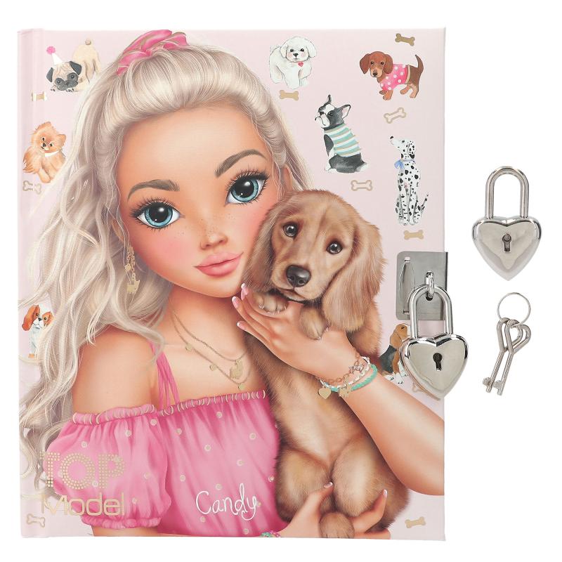 Top Model Doggy Lockable Diary