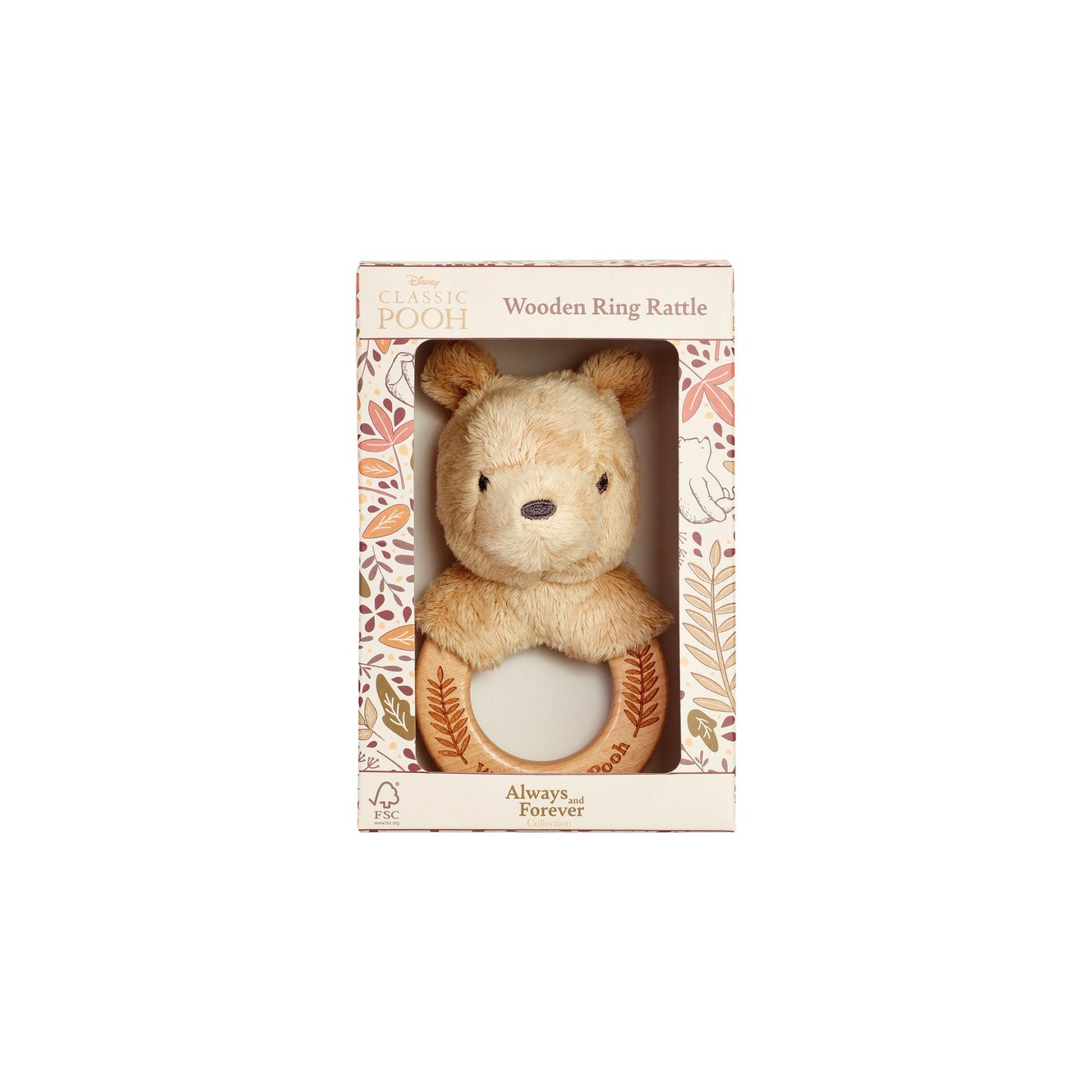 Always and Forever Collection Wooden Ring Rattle