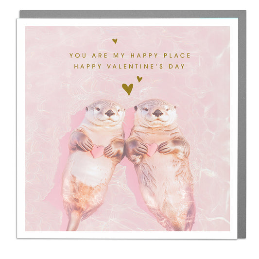 Happy Place Valentine Greetings Card