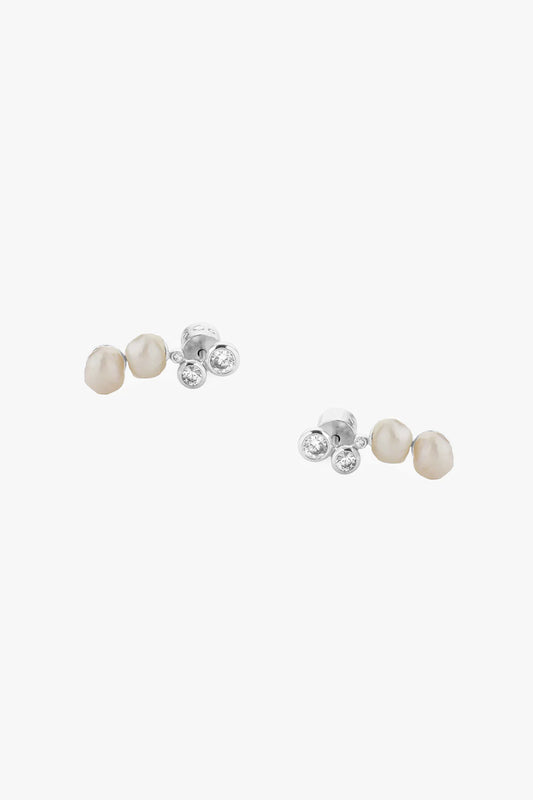 Oyster Earrings Silver