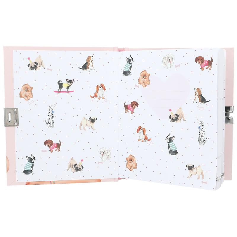 Top Model Doggy Lockable Diary