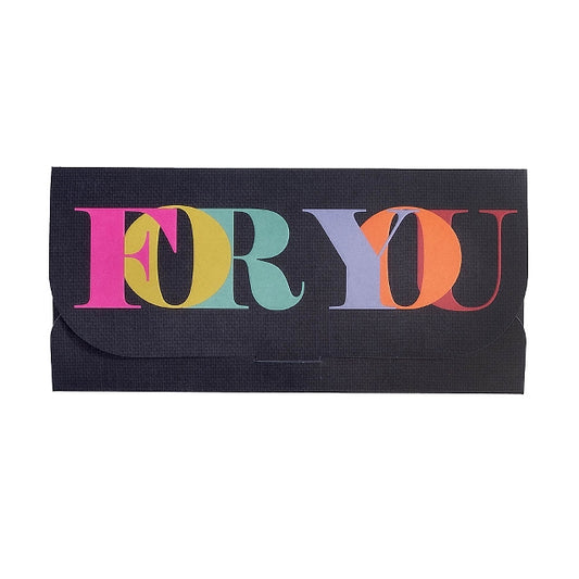 For You Colourful Voucher Envelope 23 x 11cm