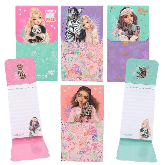 Top Model Magnetical Closure Animal Notepads