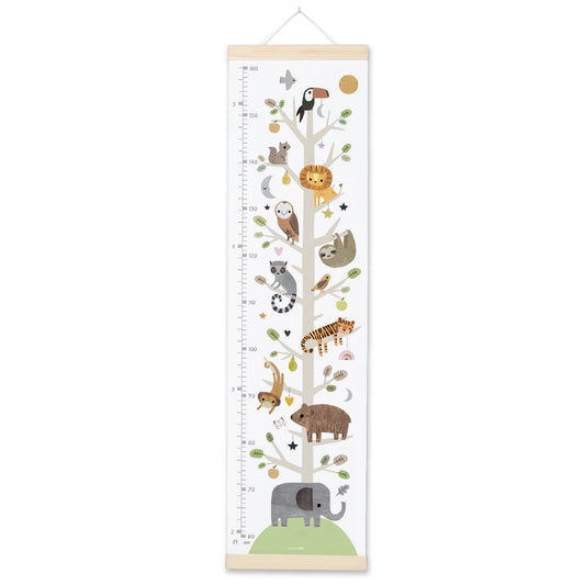 James Ellis Hangable Animal Tree Height Chart