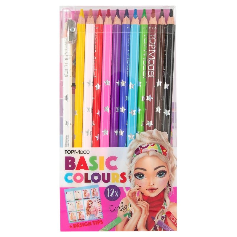 Top Model Basic Colouring Pencil Set