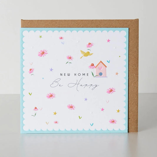 New Home Be Happy Greetings Card