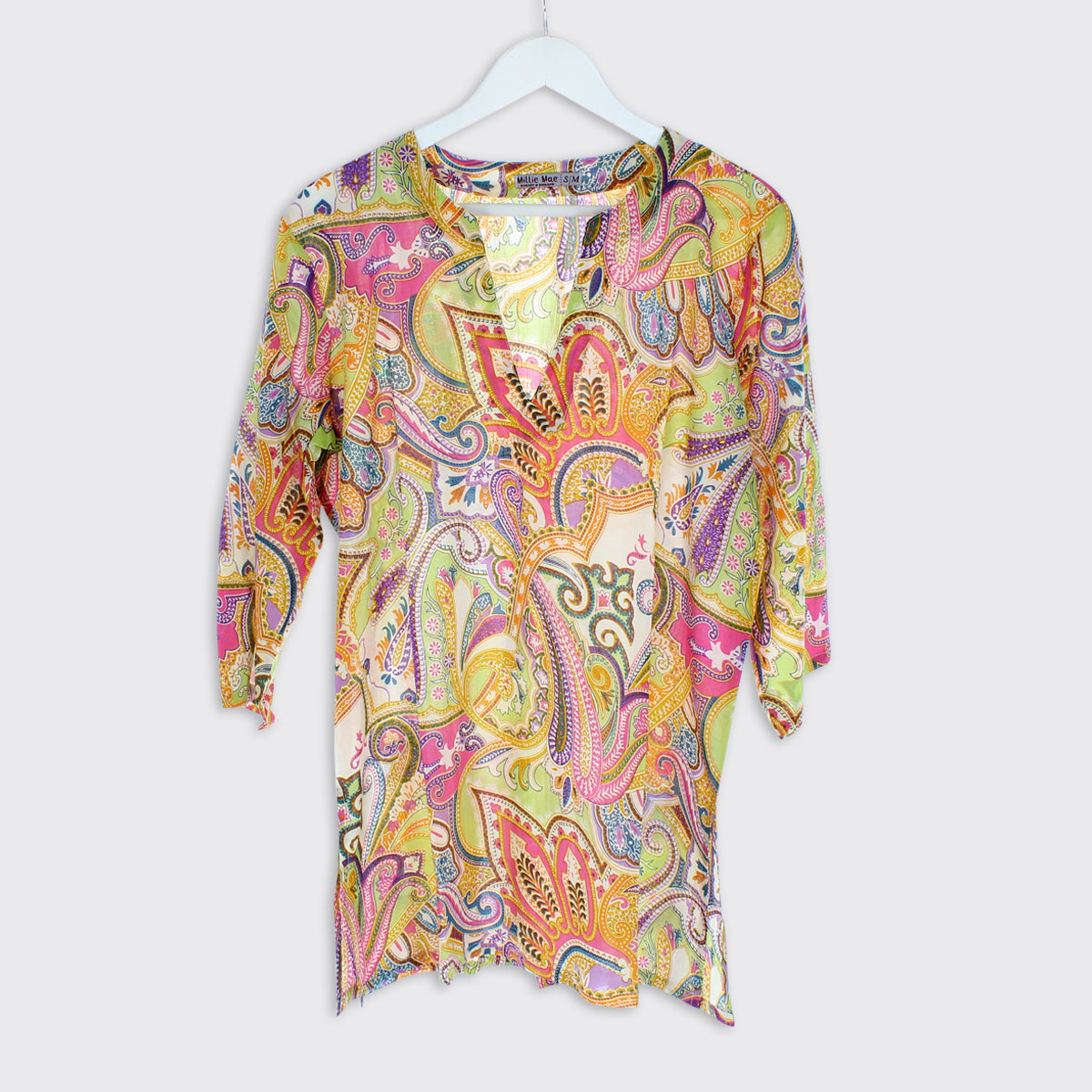 Millie Mae Oral Multi Paisley Tunic