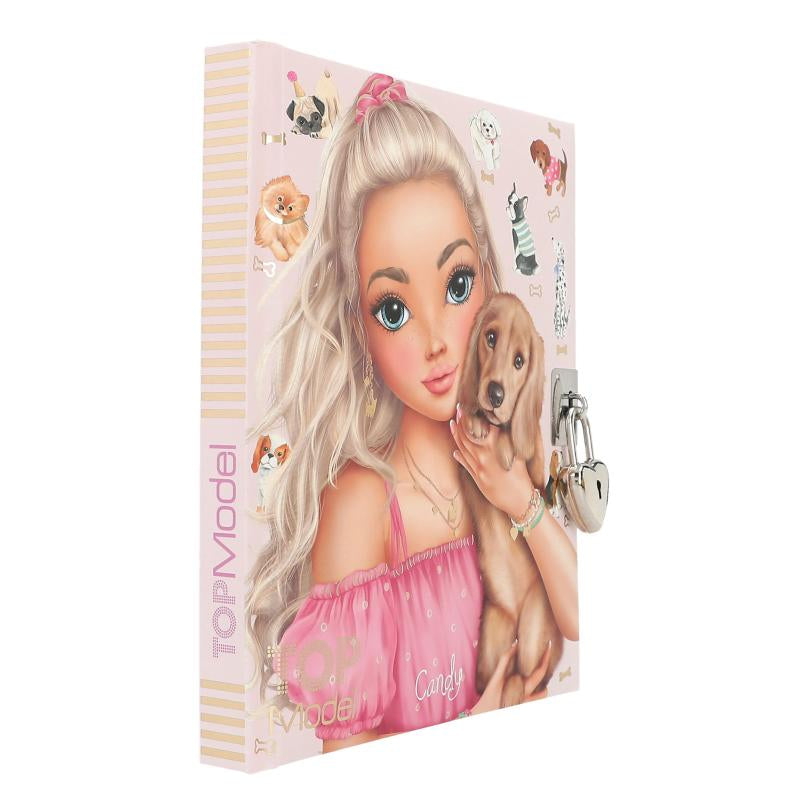 Top Model Doggy Lockable Diary