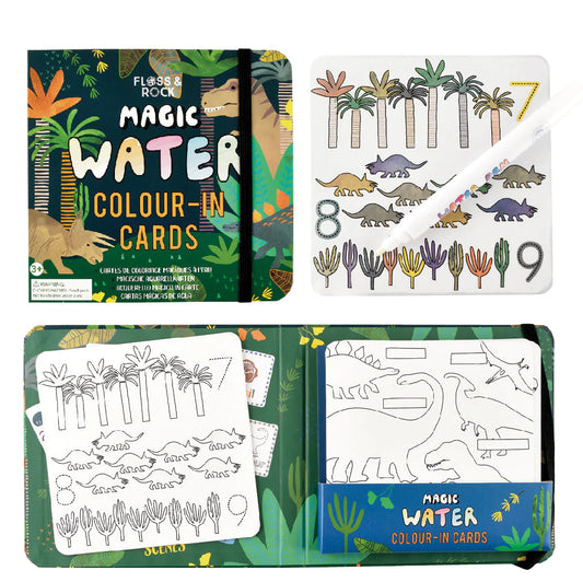 Magic Water Colour Changing Dinosaur Cards