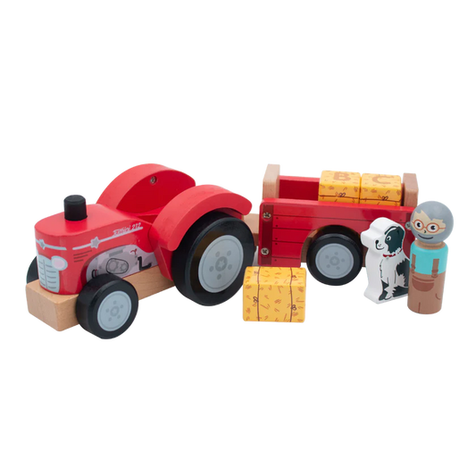 Farm - Tractor and Trailer (with bales)