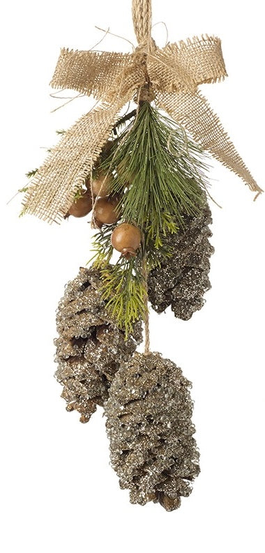 Hanging Pine Cones Decoration