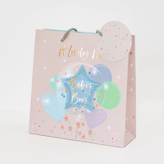 New Baby Boy Gift Bag Medium