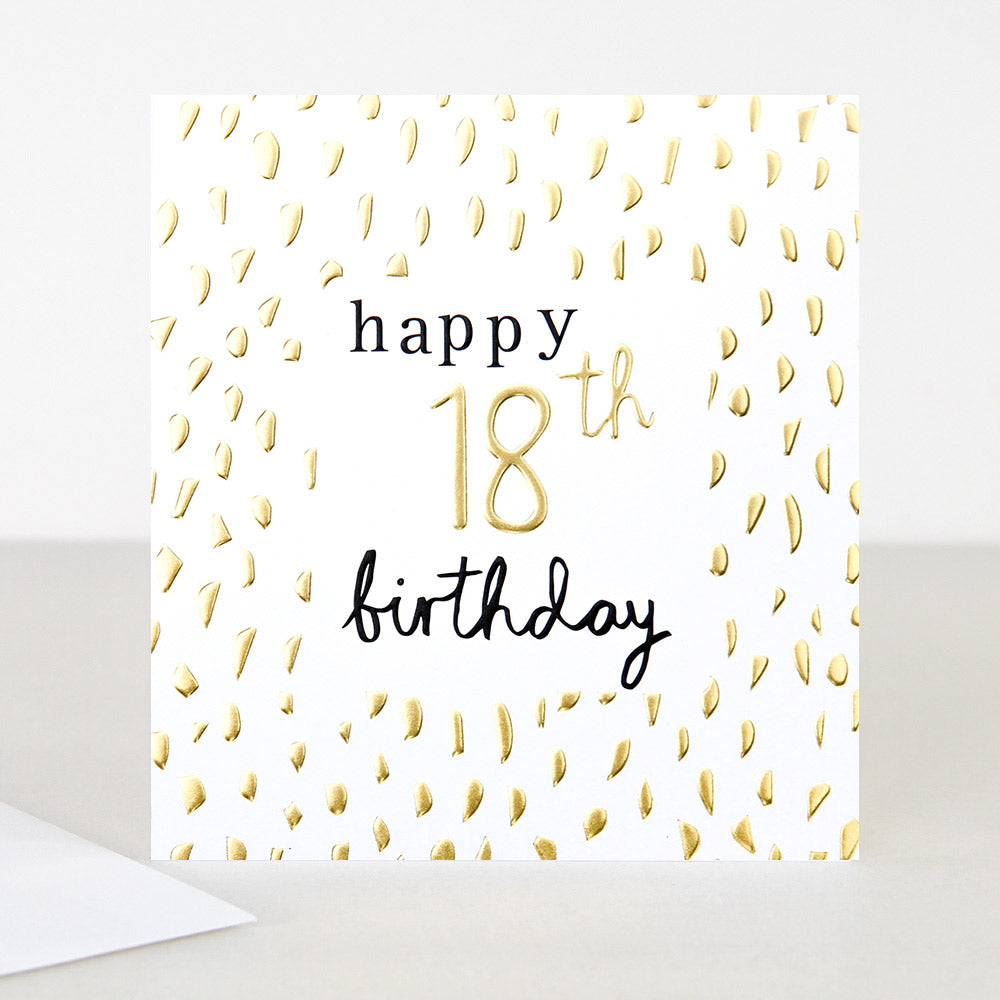 Happy Eighteenth Birthday Card