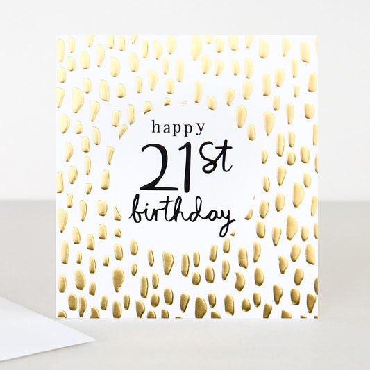 Happy Twenty First Birthday Card