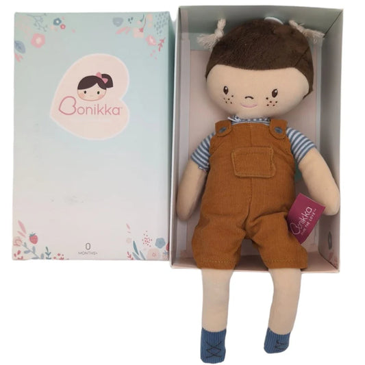 Tim Doll in Short Dungarees - Gift Boxed