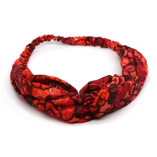 Red Mix Floral Headband