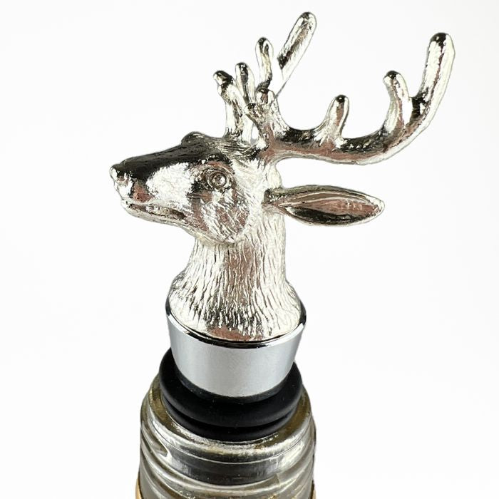 Bottle Stopper - Stag - Stainless Steel