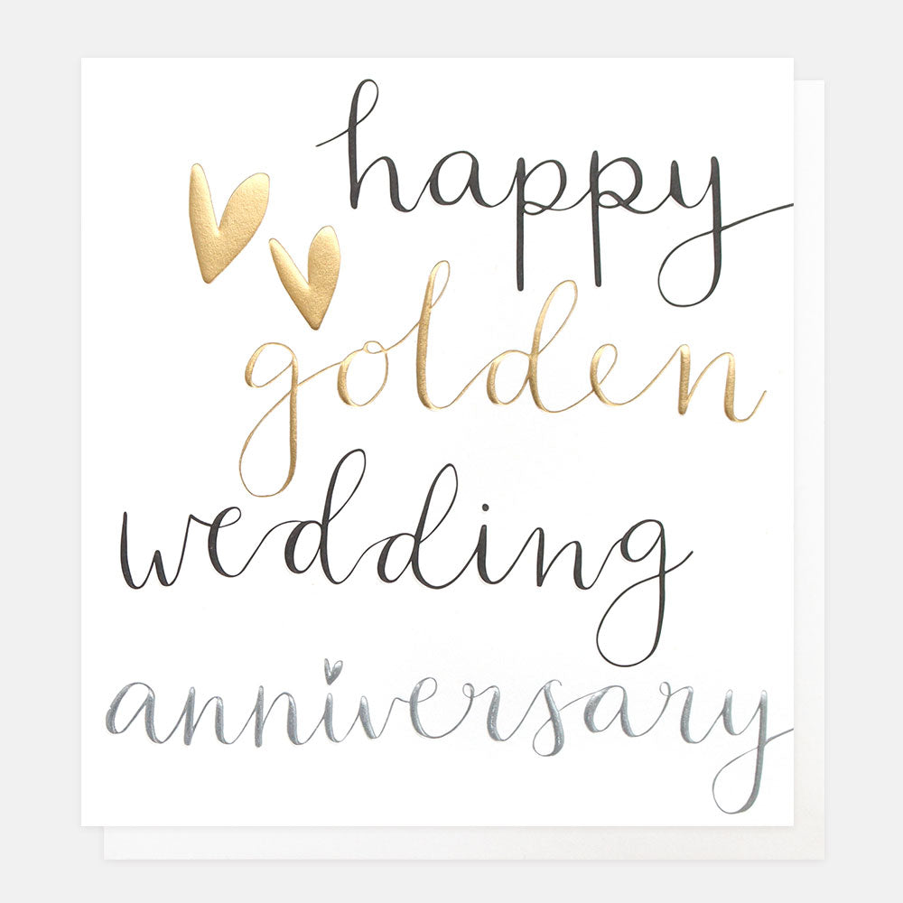 Happy Golden Wedding Anniversary Card