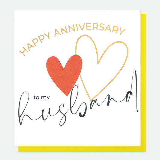 Happy Anniversary To My Husband Card