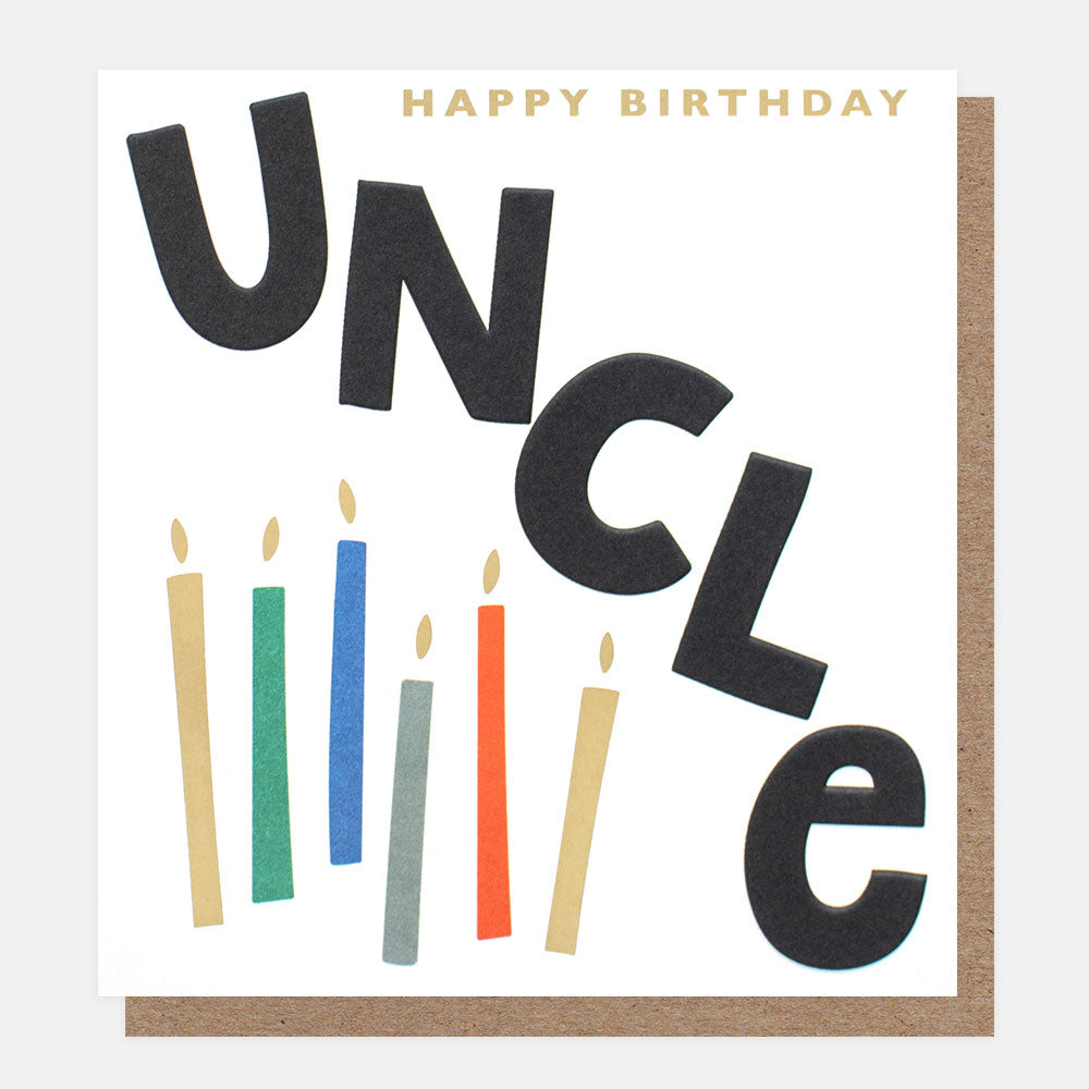 Happy Birthday Uncle Card