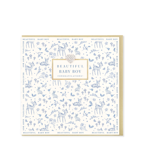 Beautiful Baby Boy Greeting Card