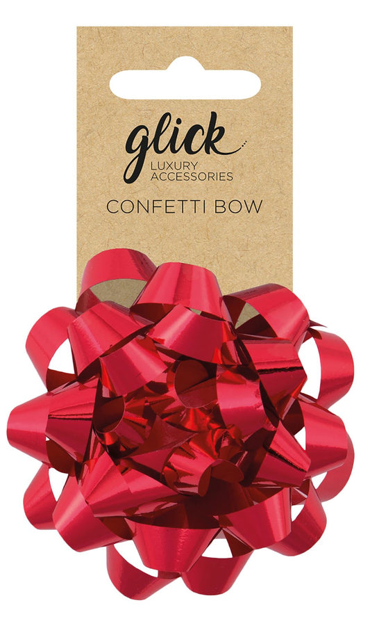 Metallic Red Bow For Gifts