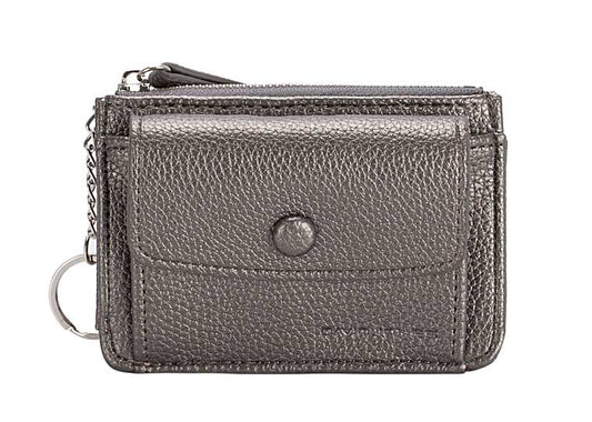 David Jones Card Holder in Dark Silver