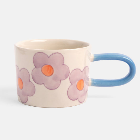 Pastel Purple Daisy Mug