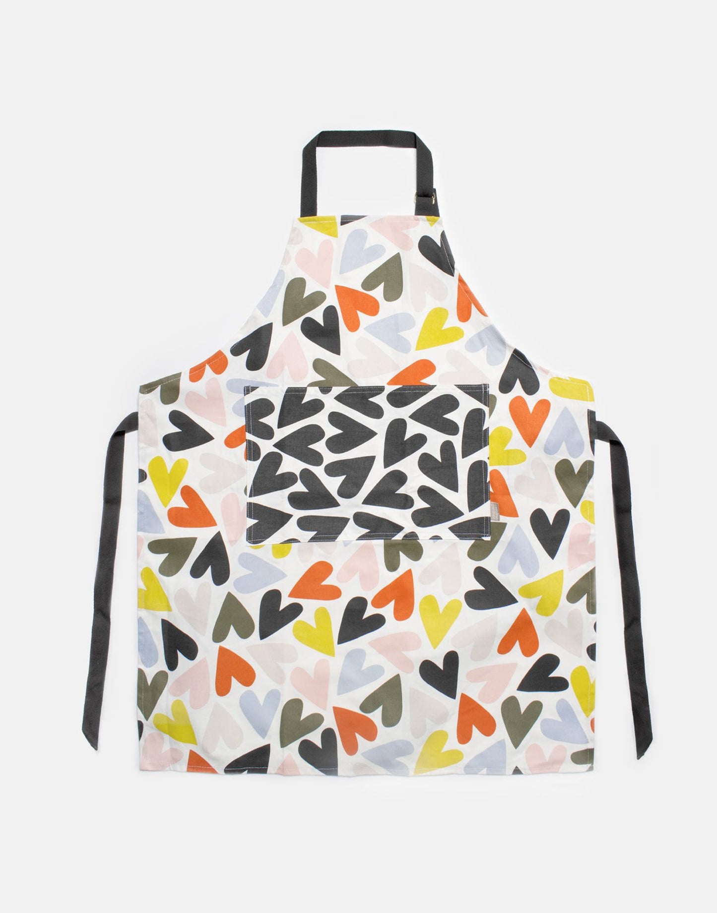 Multicoloured Hearts Apron