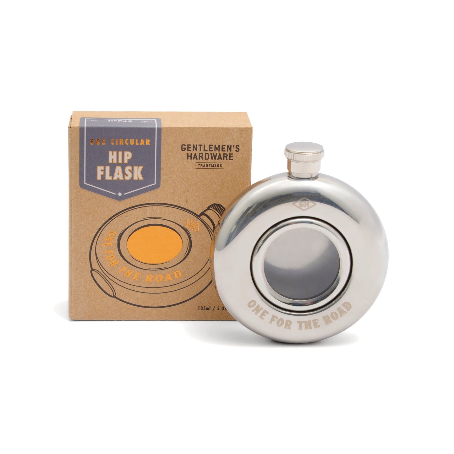 Circular Hip flask