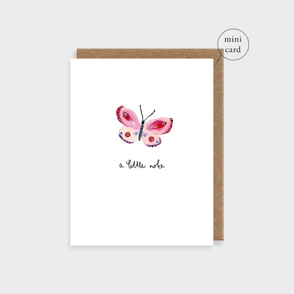 Butterfly Mini Greetings Card