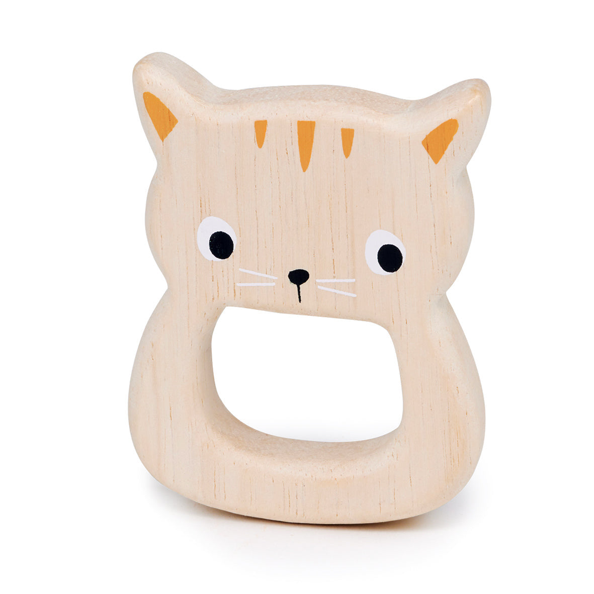 Rubberwood Cat & Bird Shaped Teethers