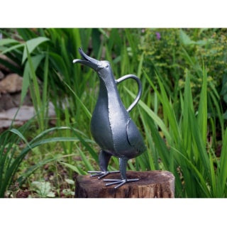 Country Living Silver Singing Duck Watering Can