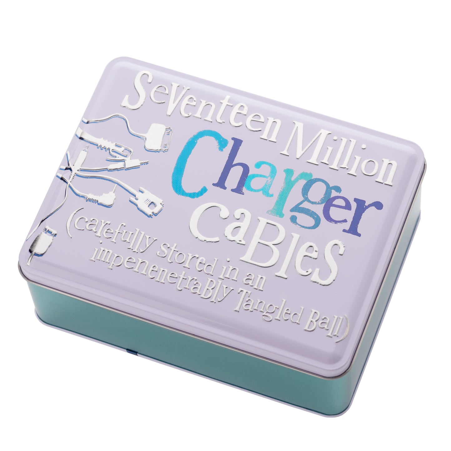 Charger Cable  Storage Tin